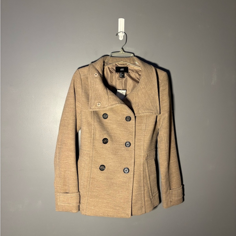 H&M Double Breasted Pea Coat Women’s Size 6